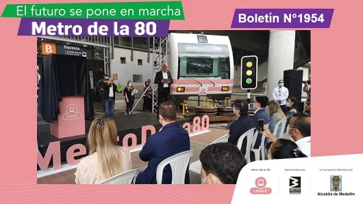 Metro de la 80 en Medellín avanza como proyecto de movilidad sostenible