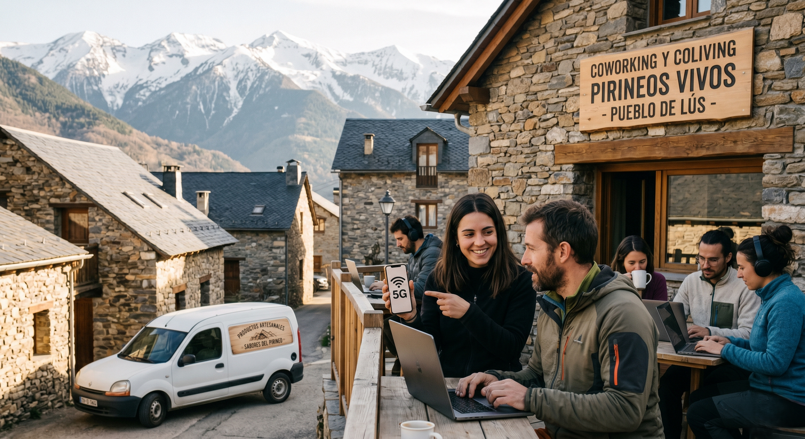 Nómadas Digitales y 5G: El Renacimiento de los Pueblos del Pirineo